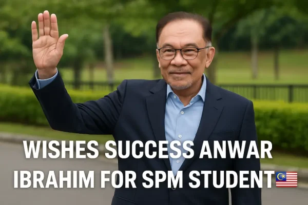 آرزوی موفقیت انور ابراهیم برای دانش_آموزای SPM 🇲🇾